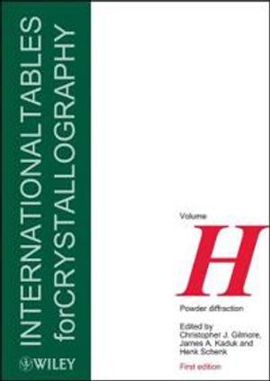 International Tables for Crystallography, Volume H, Powder Diffraction | 1:a upplagan