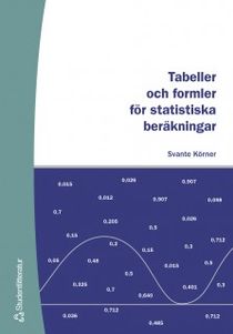 Tabeller och formler för statistiska beräkningar
