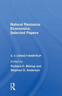 Natural Resource Economics: Selected Papers | 1:a upplagan