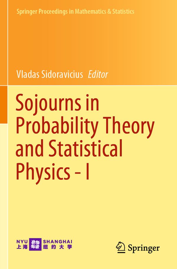 Sojourns in Probability Theory and Statistical Physics - I | 1:a upplagan