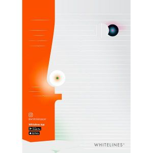 Kollegieblock - Whitelines B5 Linjerat