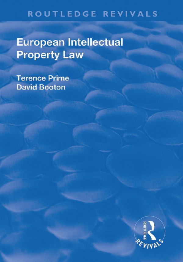 European Intellectual Property Law | 1:a upplagan