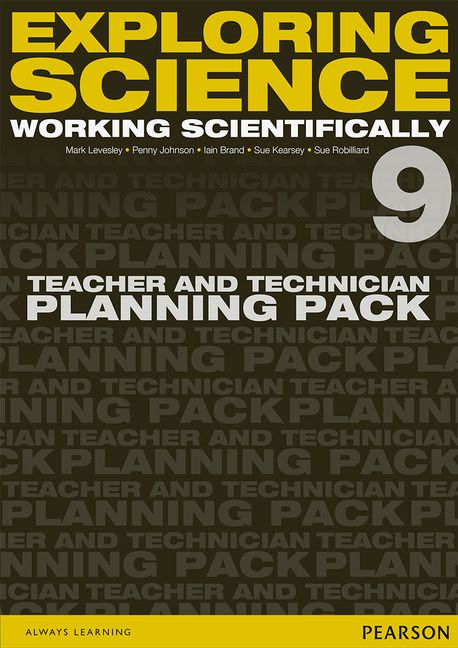 Exploring Science: Working Scientifically Teacher & Technician Planning Pack Year 9 | 0:e upplagan