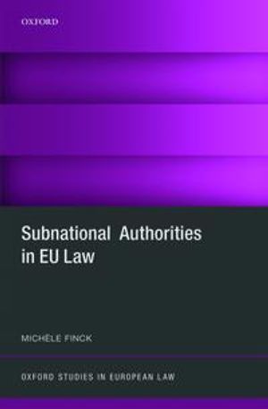 Subnational Authorities in EU Law