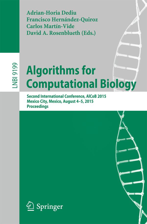Algorithms for Computational Biology | 1:a upplagan