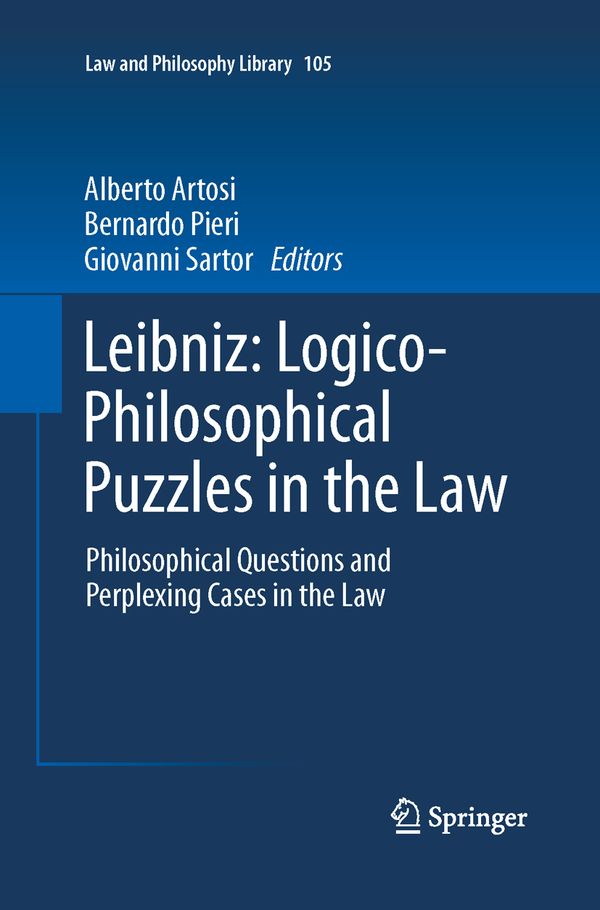 Leibniz: Logico-Philosophical Puzzles in the Law | 1:a upplagan