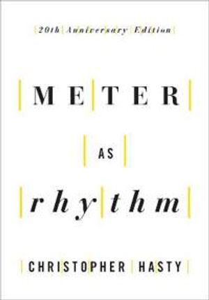 Meter as Rhythm