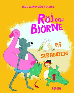 Röj och Björne på stranden