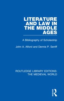 Literature and Law in the Middle Ages | 1:a upplagan