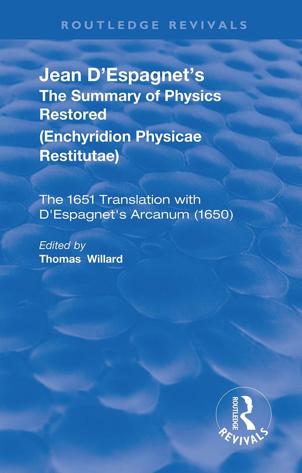Jean D'Espagnet's The Summary of Physics Restored | 1:a upplagan