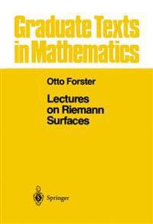 Lectures on Riemann Surfaces | 1:a upplagan