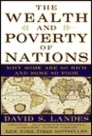 The wealth and poverty of nations