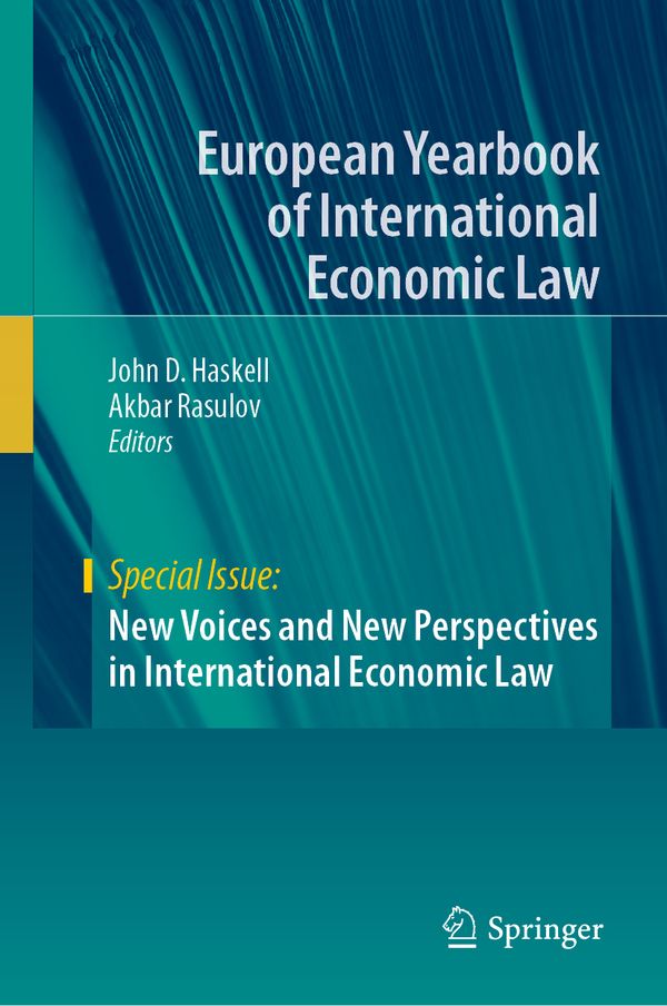 New Voices and New Perspectives in International Economic Law | 1:a upplagan