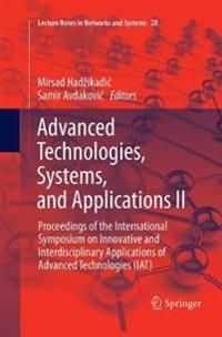 Advanced Technologies, Systems, and Applications II