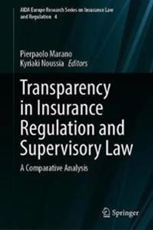 Transparency in Insurance Regulation and Supervisory Law | 1:a upplagan