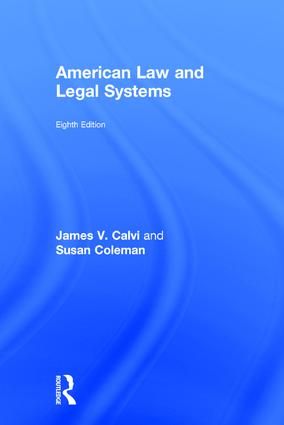 American Law and Legal Systems | 8:e upplagan