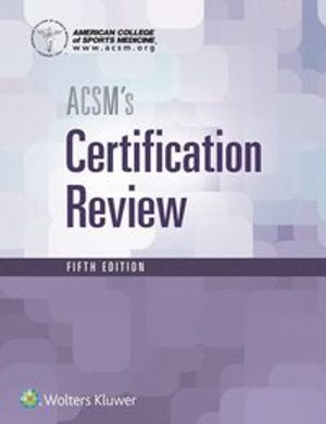 Acsms certification review