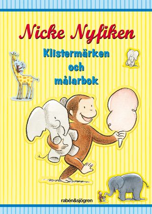 Nicke Nyfiken - Klistermärken och målarbok | 1:a upplagan