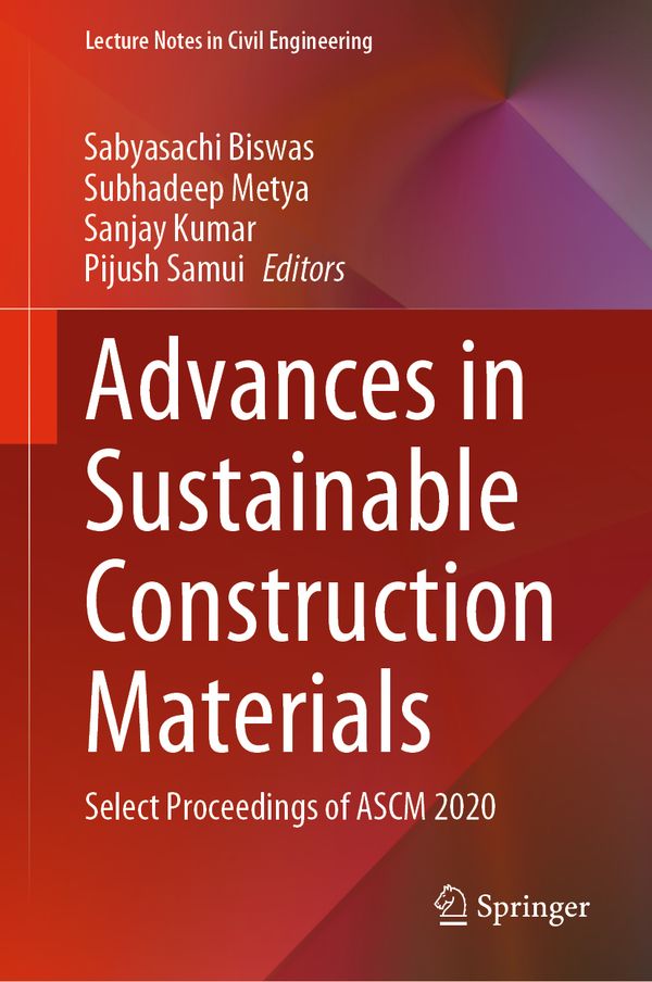 Advances in Sustainable Construction Materials | 1:a upplagan