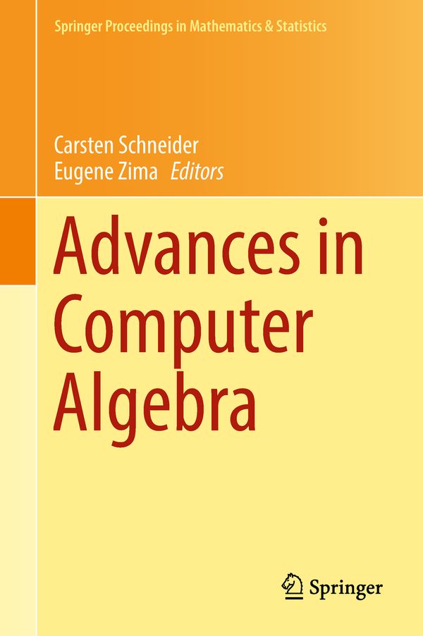 Advances in Computer Algebra | 1:a upplagan