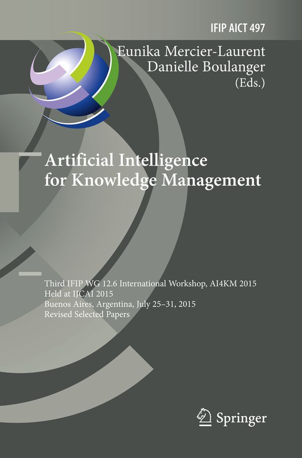 Artificial Intelligence for Knowledge Management | 1:a upplagan
