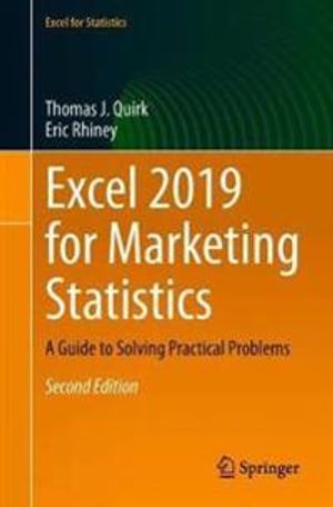 Excel 2019 for Marketing Statistics |  2:e upplagan