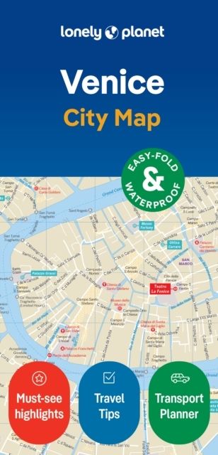 Lonely Planet Venice City Map | 0:e upplagan