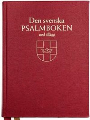 Den svenska psalmboken med tillägg och ny bönbok (bänkpsalmbok - röd) |  2:e upplagan