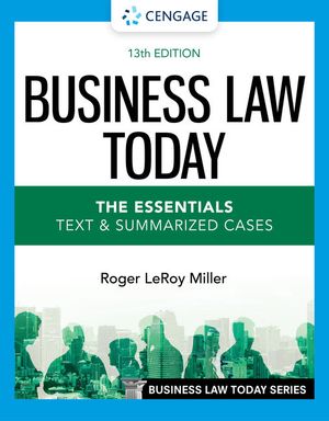 Business Law Today, The Essentials | 13:e upplagan