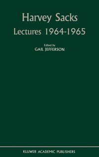 Harvey sacks lectures 1964-1965