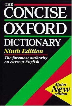 The Concise Oxford Dictionary | 9:e upplagan