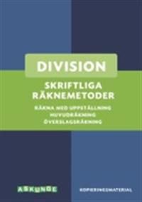 Division Skriftliga räknemetoder | 1:a upplagan