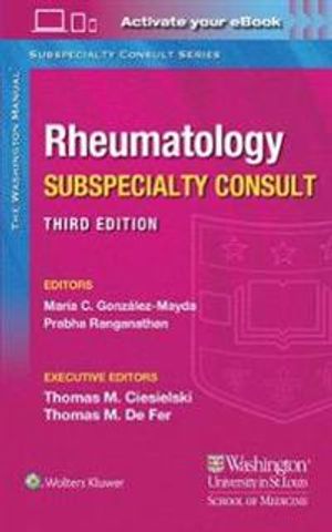 Washington Manual Rheumatology Subspecialty Consult