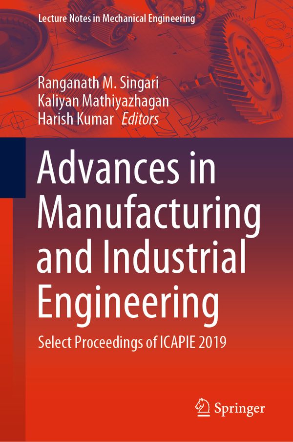 Advances in Manufacturing and Industrial Engineering | 1:a upplagan