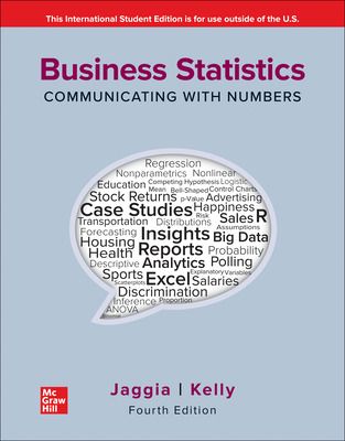 Business Statistics: Communicating with Numbers ISE | 4:e upplagan