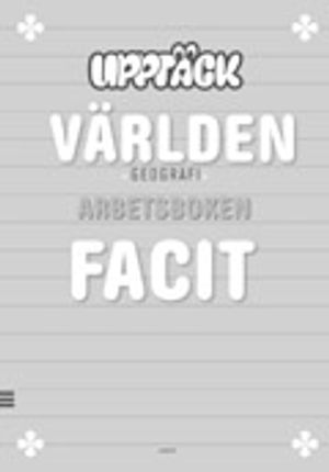 Upptäck världen Geografi Facit 5-pack | 1:a upplagan