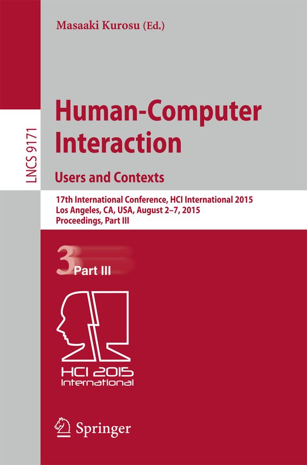Human-Computer Interaction: Users and Contexts | 1:a upplagan