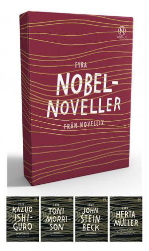 Presentask med fyra noveller av nobelpristagare: Steinbeck & Morrison m fl