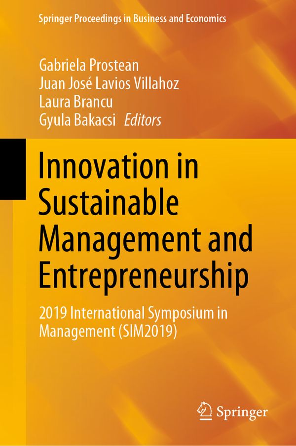 Innovation in Sustainable Management and Entrepreneurship | 1:a upplagan
