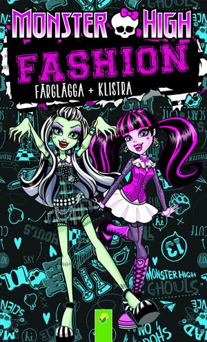 Monster High fashion - färglägg + klistra