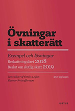 Övningar i skatterätt | 25:e upplagan