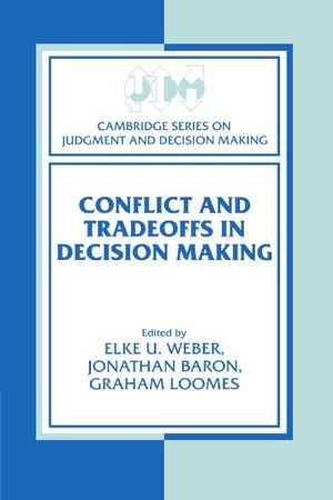 Conflict and Tradeoffs in Decision Making