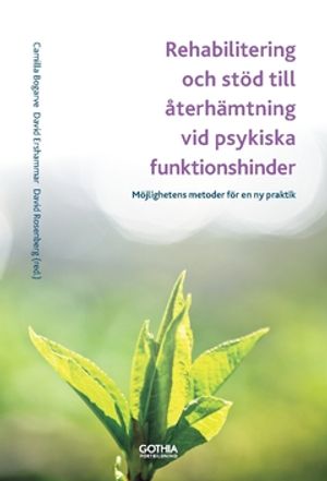 Rehabilitering och stöd till återhämtning vid psykiska funktionshinder : Möjlighetens metoder för en ny praktik