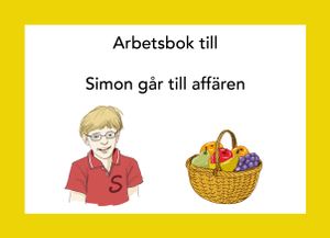 Simon går till affären, arbetsbok