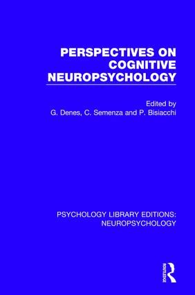 Perspectives on Cognitive Neuropsychology | 1:a upplagan