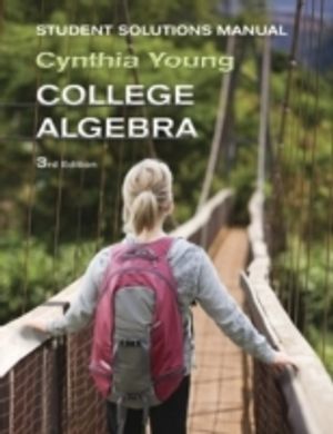 College Algebra, Student Solutions Manual , 3rd Edition | 1:a upplagan