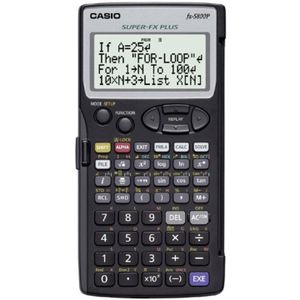 Casio fx-5800P Skolräknare Svart