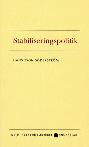 Stabiliseringspolitik | 1:a upplagan