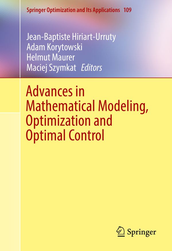 Advances in Mathematical Modeling, Optimization and Optimal Control | 1:a upplagan