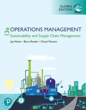 Operations Management:  Sustainability and Supply Chain Management, Global Edition | 13:e upplagan